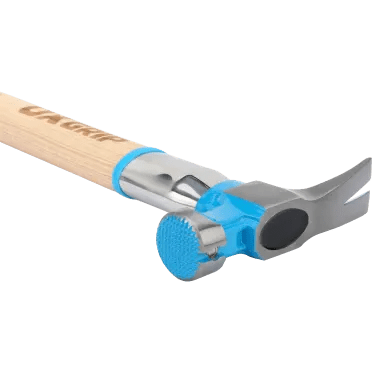 OX Pro 22-Ounce Milled-Face Framing Hammer with Curved, Comfortable Hickory Handle