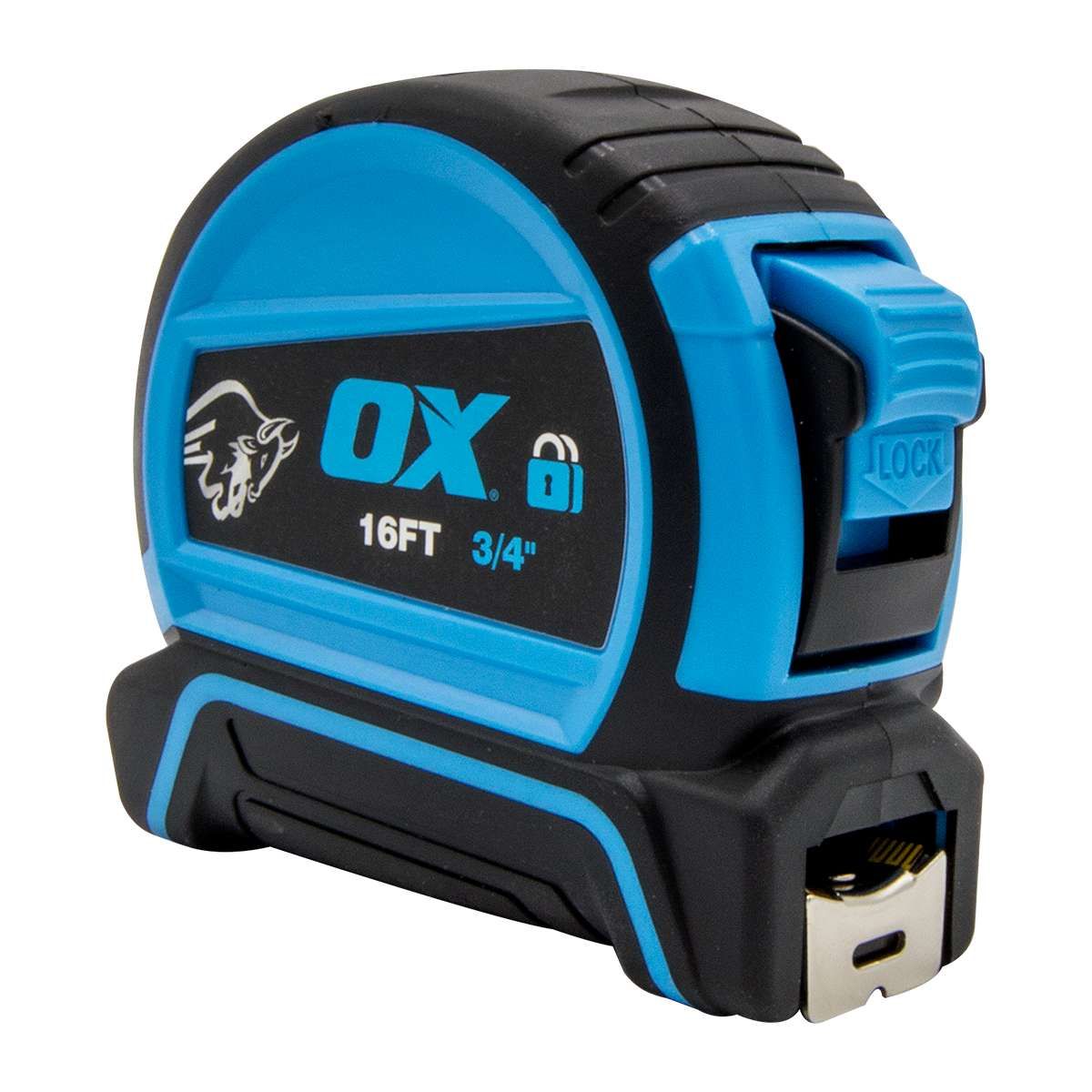 Ox Trade Double - Locking, Durable Tape Measure for Precise Work
