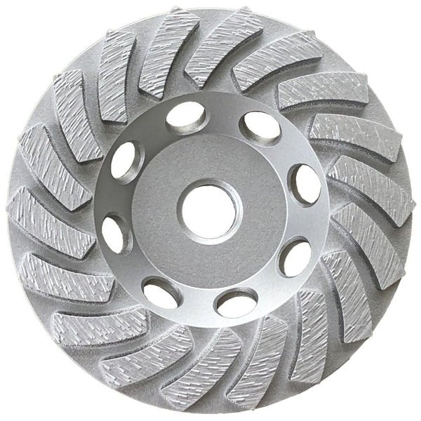Ox Ultimate 18 - Segment Spiral Cup Wheel with 5/8 - 11 Threaded Arbor