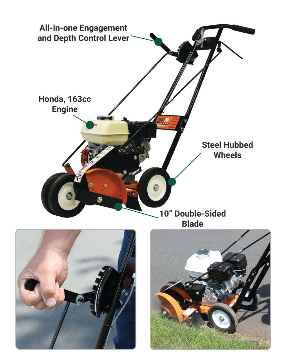 Honda GX160 Powered 10-Inch Brave Straight Blade Lawn Edger