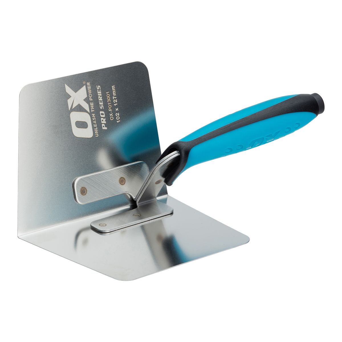 Ox Professional Drywall and Stucco Internal Corner Trowel for Achieving Perfect 90-Degree Corners