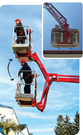 TM3620A Trailer Mounted Rotating Boom/Bucket Lift for Superior Height Access