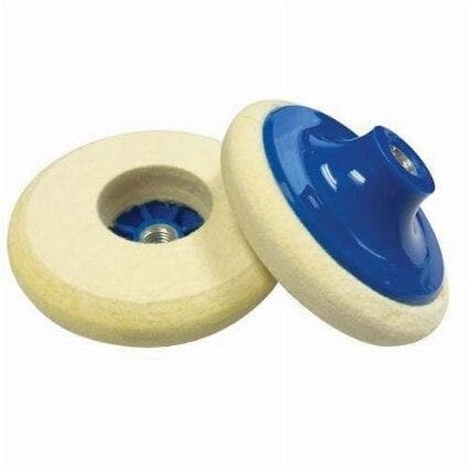 The Weha High - Quality 5 - Inch Diameter by 1 - Inch Thick Medium Density Felt Wheel with 5/8 - 11 Thread for Stone Polishing