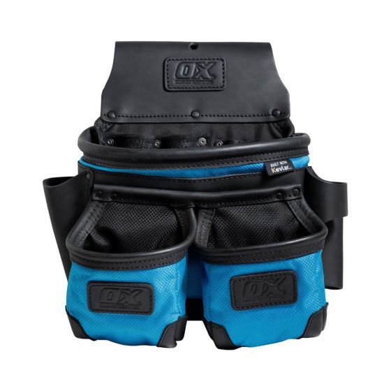 OX Ultimate 3-Pocket Leather and Nylon Framer's Pouch with Kevlar-Enhanced Durability