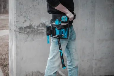 OX Ultimate Kevlar-Reinforced 10-Pocket Leather & Nylon Drywaller's Tool Pouch
