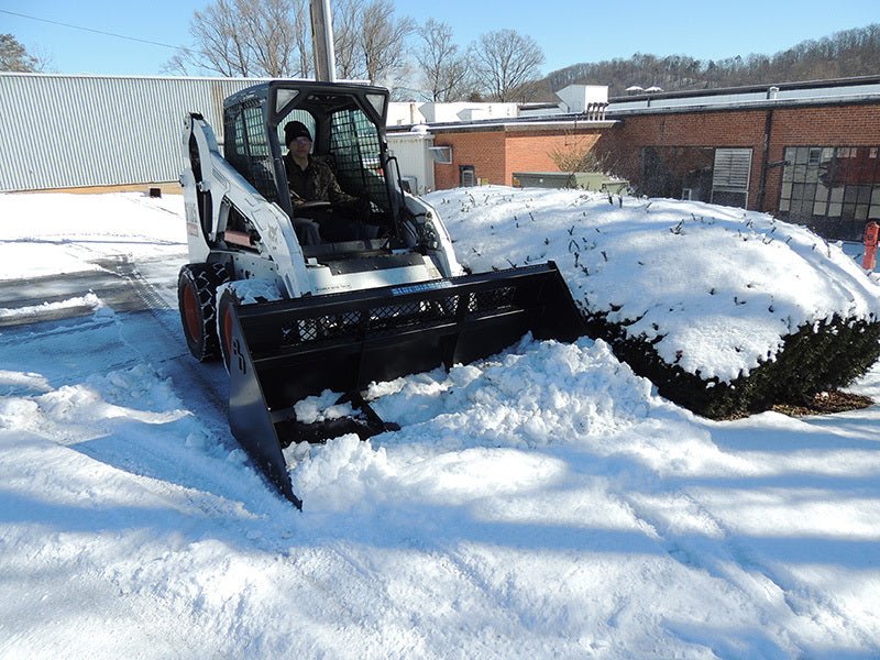 Blue Diamond High Back Snow and Mulch Bucket - Ideal for Snow and Wood Shavings Handling