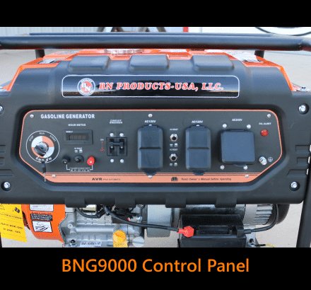 High - Performance BNG9000 Gas - Powered Generator with Key Electric Start