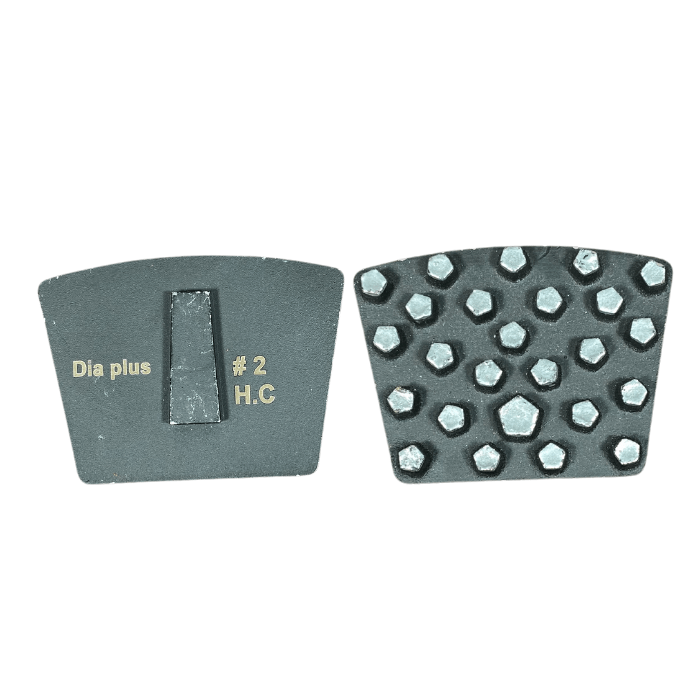 Dia Plus Multi - Layered Vacuum - Brazed Trapezoid Grinding Segments for Concrete