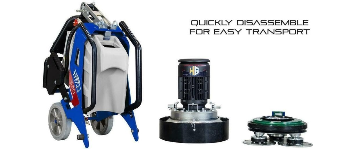 High-Performance Titan 530 Three-Phase Grinding and Polishing Machine