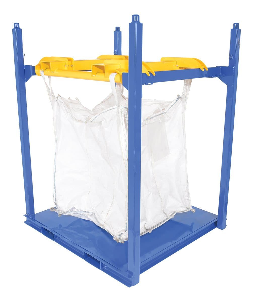 High - Quality Steel Bulk Bag Lifter and Rack Set for Industrial Use