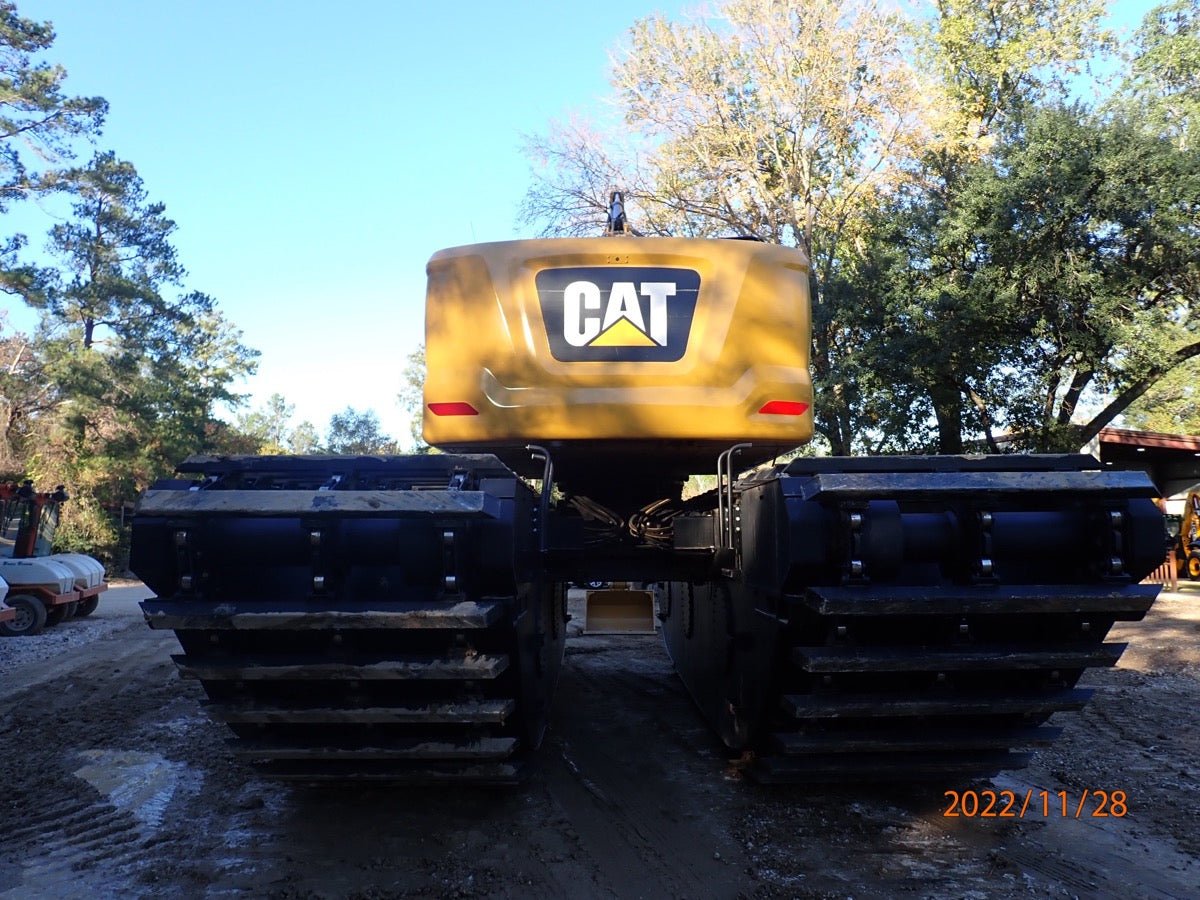 2019 Caterpillar Long Reach Excavator with 4902 Operating Hours and Amphibious Undercarriage for Versatile Applications