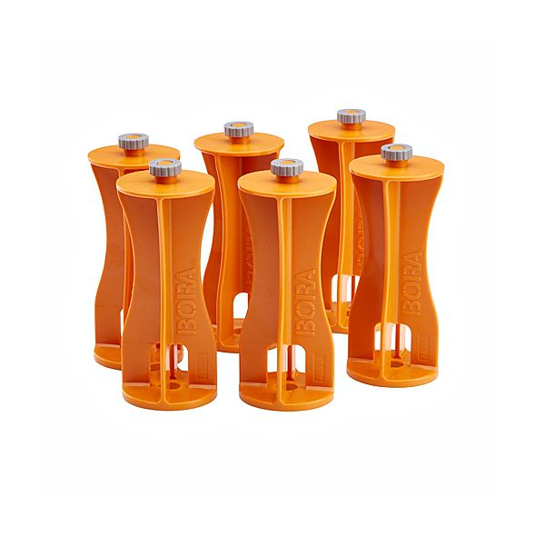 Bora Centipede 6-piece Adjustable Risers Set for Workstation