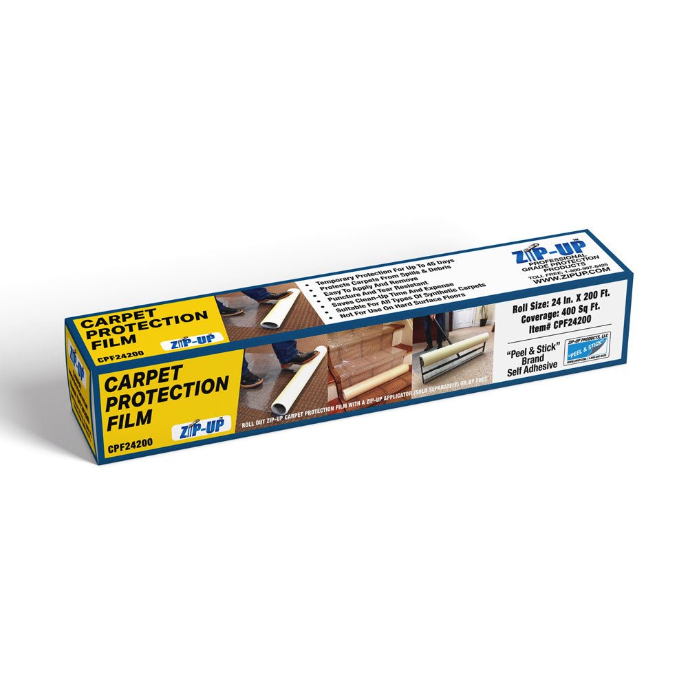 High-Strength Puncture-Resistant Zip-Up Temporary Carpet Protection Film