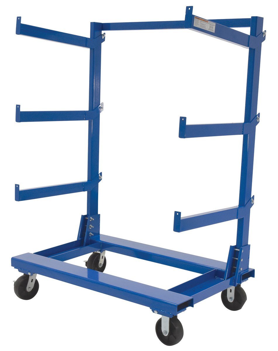 Portable Storage Cantilever Carts for Bar Stock Type Items
