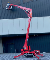 Gas-Powered Trailer Mounted Boom and Bucket Rotating Lift - TM6234 with Honda iGX390 Engine for High - Reach Tasks