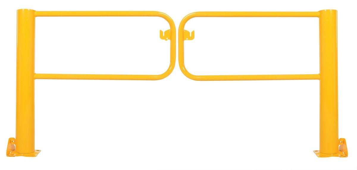 Durable Yellow Powder - Coated Swivel Dock Gates for Secure Platforms