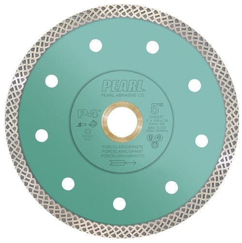 P4™ High - Performance Thin Turbo Mesh Diamond Blade for Cutting Porcelain, Granite, and Hard Materials