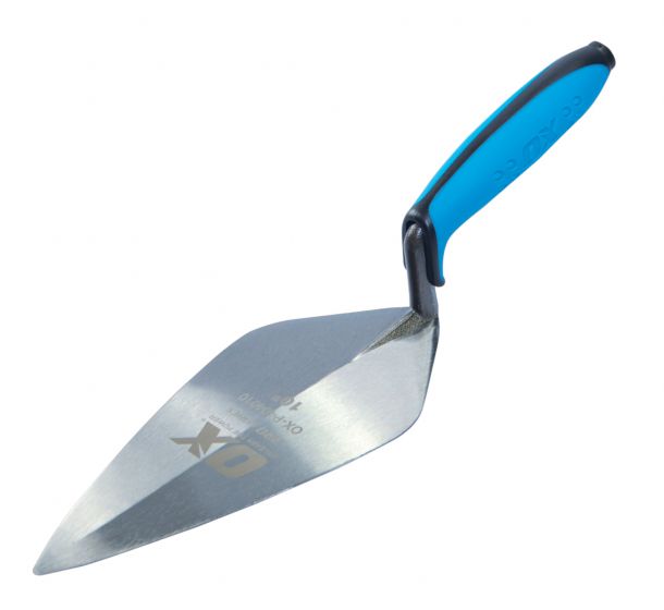 OX Professional Narrow London Pattern Bricklaying Trowel with OX Comfort Grip
