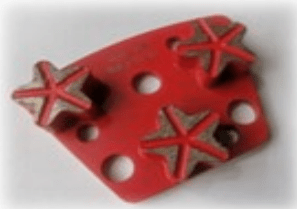 Quick-Change Trapezoid Star Segments for All Types of Concrete Grinding
