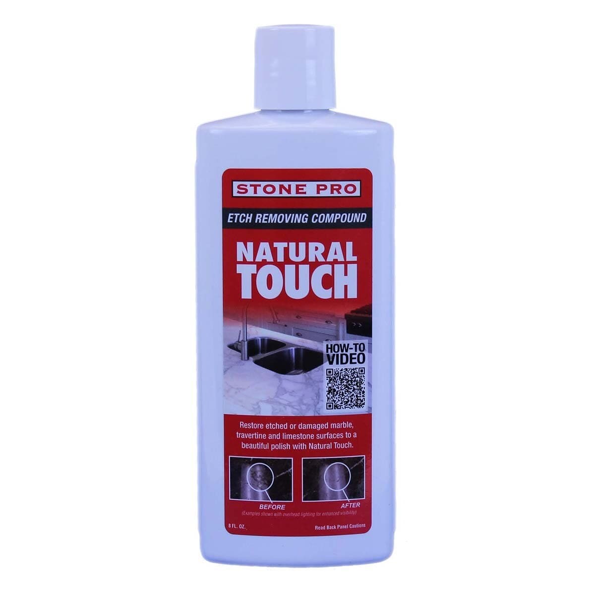Natural Touch Marble Etch Remover and Polishing Compound for Restoring Shine