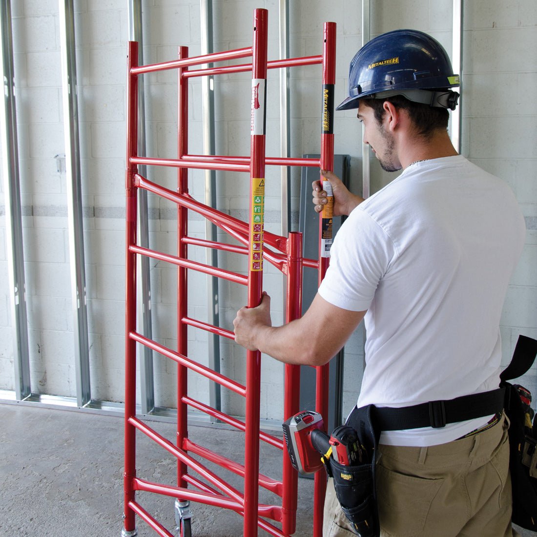Buildman™ Six-Foot Portable Scaffolding System for High-Level Work
