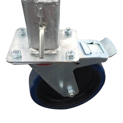 New-Style 8' Diameter Transport Cart Wheels Set of 4 with Metal A Frame Connection