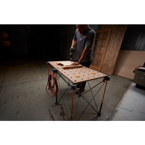 BORA Centipede Pair Table Top with 20mm Evenly - Spaced Dog Holes