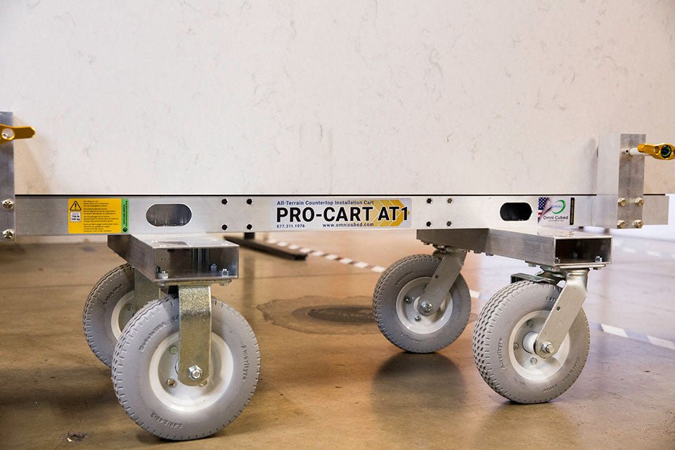 Omni Cubed Pro-Cart AT1: Lightweight, High-Capacity Stone Transport Cart