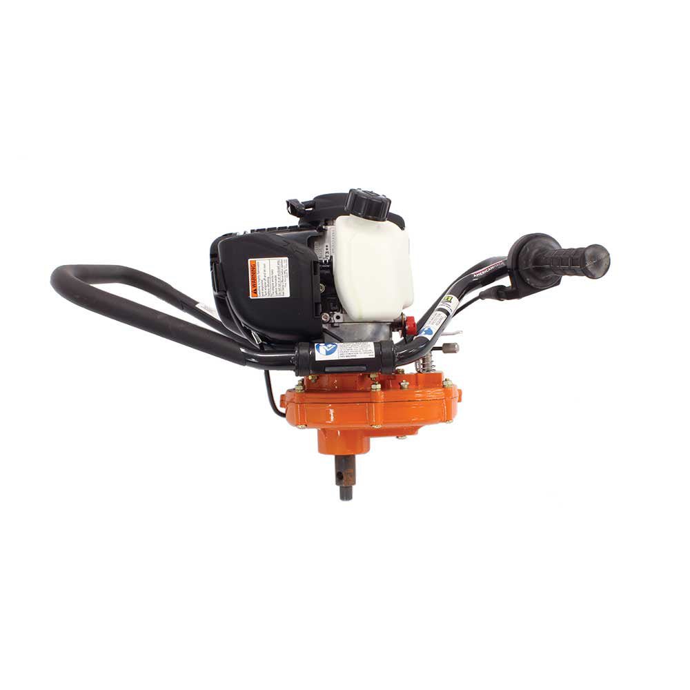 Brave Single - Operator Earth Auger with 1 - Inch Round Driveshaft and Honda GX35 Engine