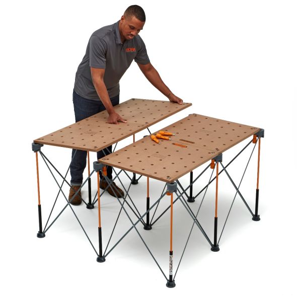 BORA Centipede Pair Table Top with 20mm Evenly - Spaced Dog Holes