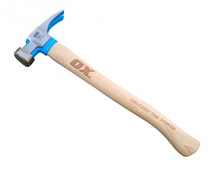 18oz Ox Pro California Framing Hammer with Premium Hickory Handle