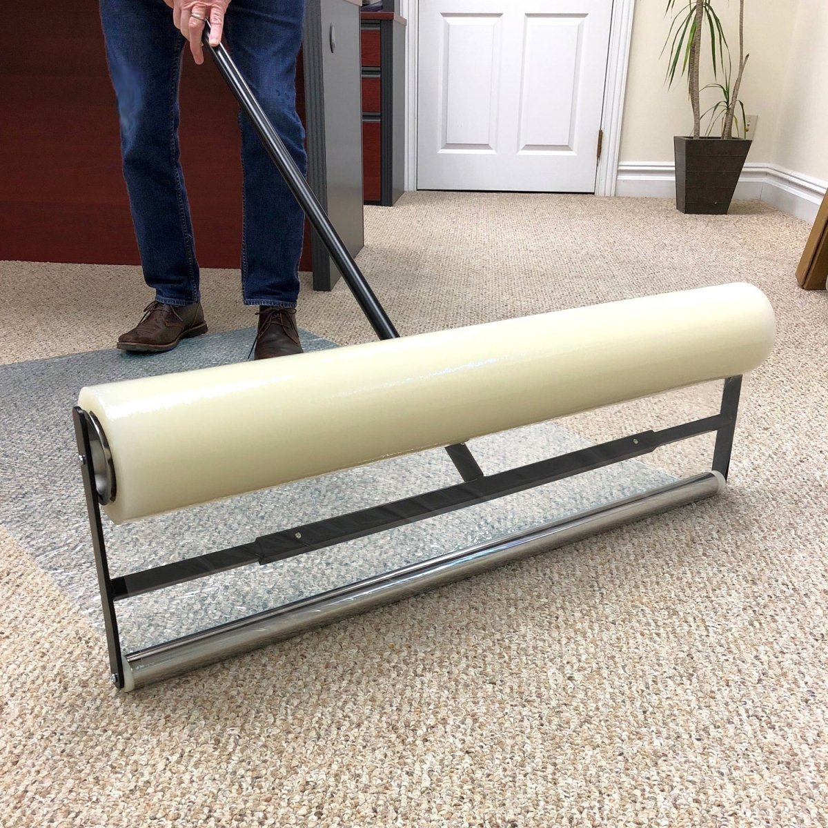 High-Strength Puncture-Resistant Zip-Up Temporary Carpet Protection Film