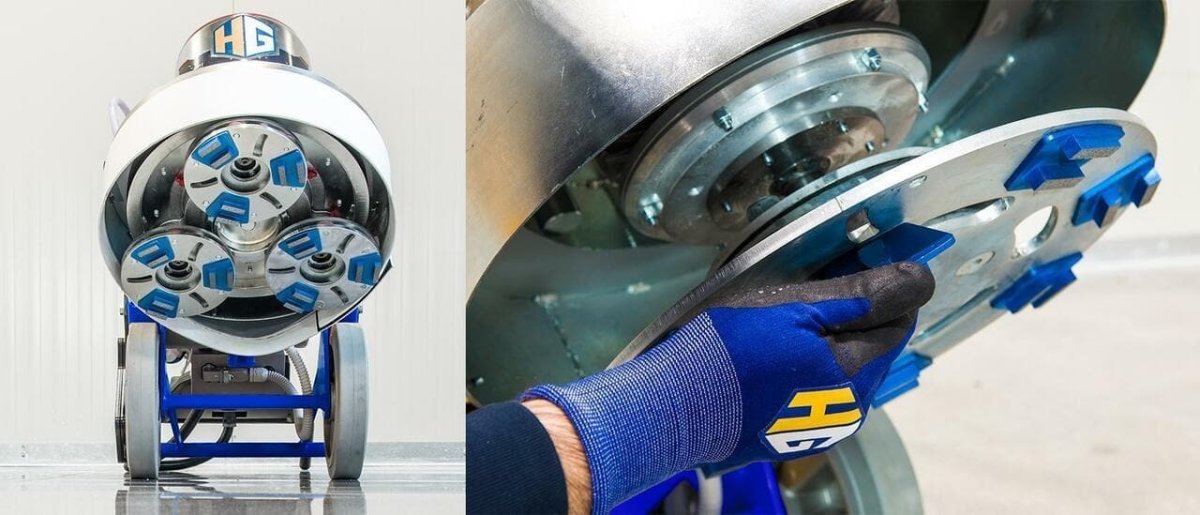 Titan 500 High - Performance Single - Phase Grinding and Polishing Machine for Large Surfaces