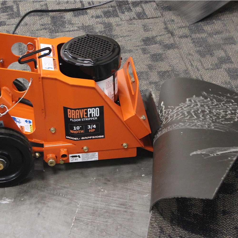 Brave Heavy-Duty Electric Floor Stripper with 10-In. Max Width