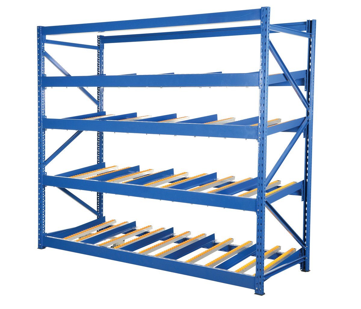 Gravity - Fed Carton Flow Racks for Efficient Stock Rotation