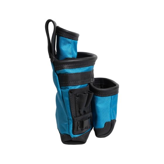 OX Ultimate Kevlar-Reinforced 3-Pocket Leather & Nylon Fastener Pouch for Tough Jobs