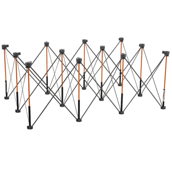 BORA Centipede 4ft x 6ft x 30in Work Unit with 4 X-Cups, 4 Clamps and C/S Bag