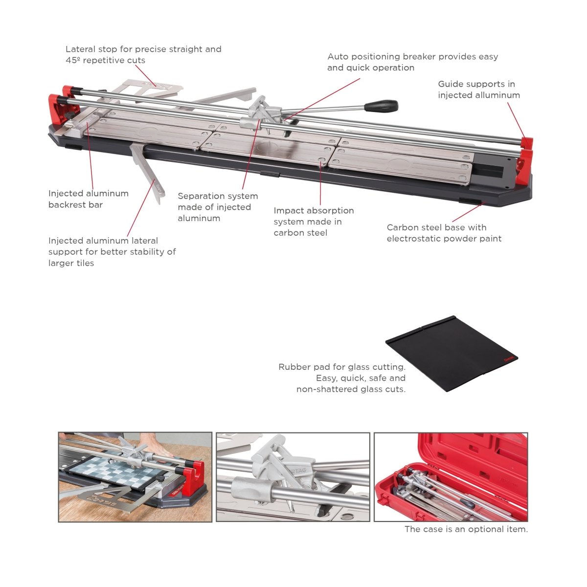 24-Inch SUPER-600 High-Performance Tile Cutter for Ceramic, Porcelain & Glass Mosaic