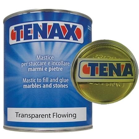Tenax Premium Transparent Polyester Resin Stone Glue for Granite, Marble, Engineered Stone, Quartz, and Quartzite - with Hardener Included