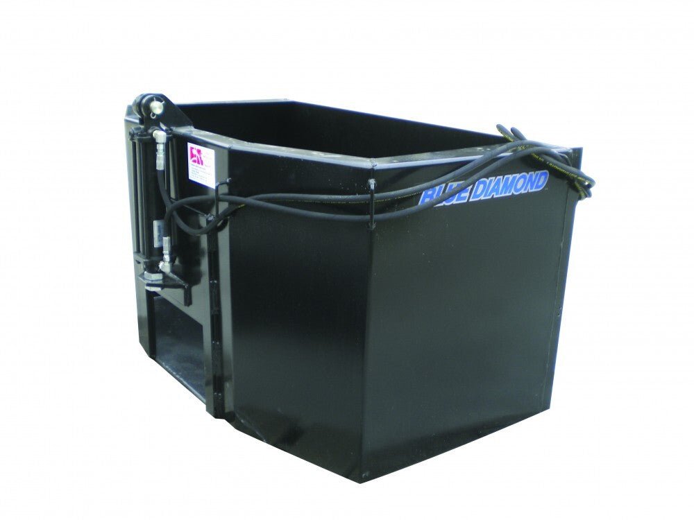 Skid Steer Dispensing Bucket - Blue Diamond® Brand for Various Flowable Materials