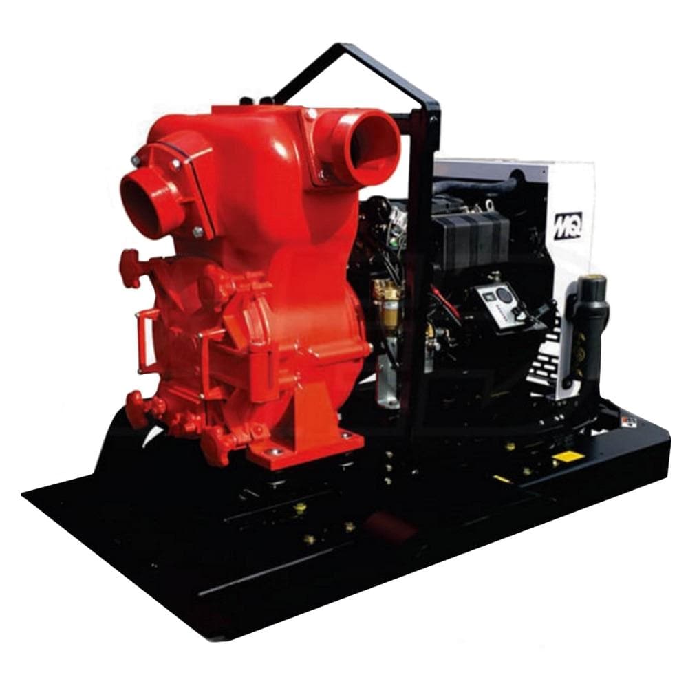 High - Performance MQ62TKT 6' Trailer - Mounted Trash Pump with KOHLER Diesel Engine