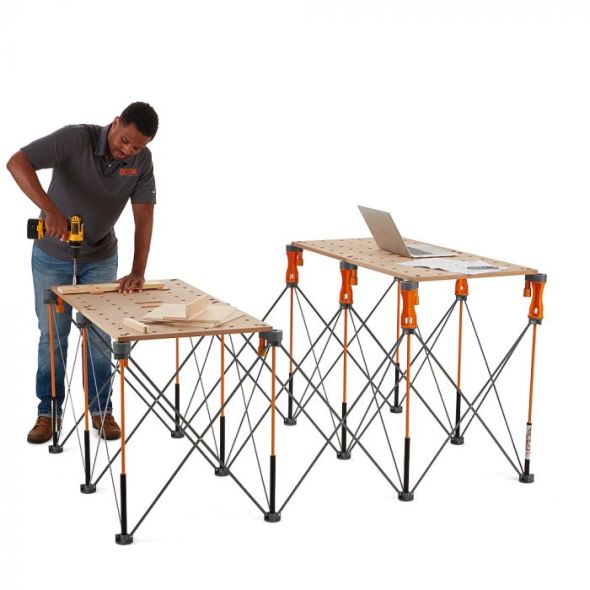 BORA Centipede 4ft x 6ft x 30in Work Unit with 4 X-Cups, 4 Clamps and C/S Bag