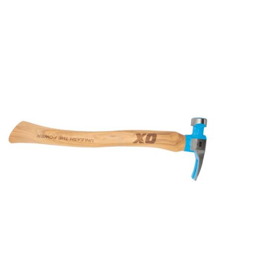 18oz Ox Pro California Framing Hammer with Premium Hickory Handle