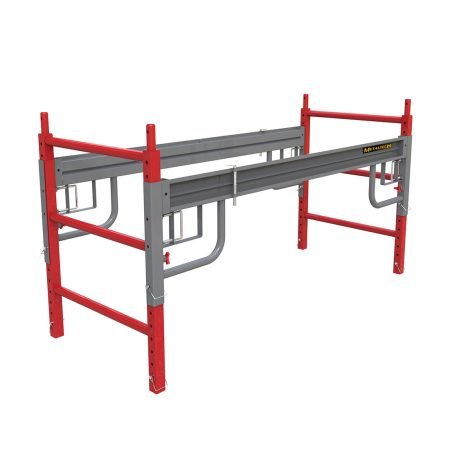 Buildman™ 6-Foot Drywall Baker Scaffold with High Load Capacity and Safety Features
