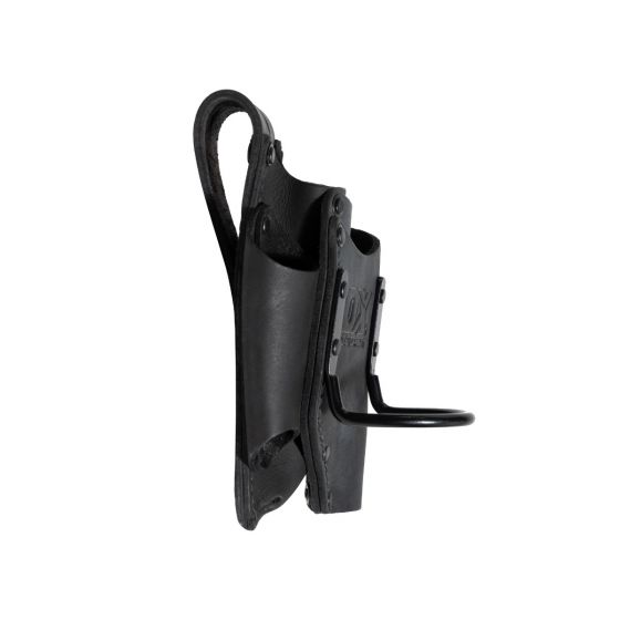 OX Premium Leather & Nylon Hammer Holder with Utility Knife Pocket and Kevlar - Enhanced Durability