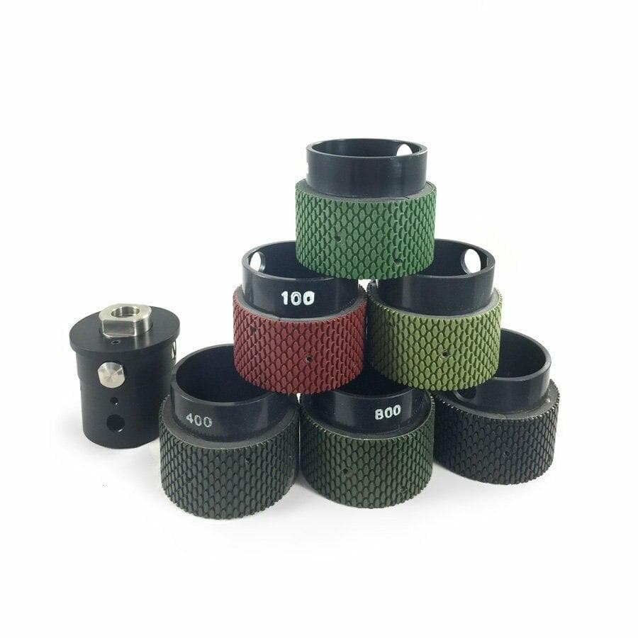 Adjustable Oscillation Speed 3 - Inch Oscillating Polishing Drum Wheel Set