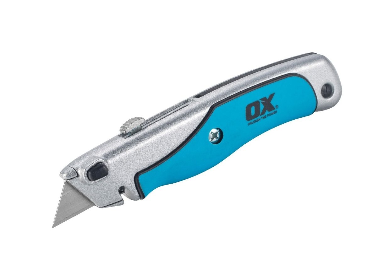 Ox Pro Utility Knife with Soft Grip for Easy Handling