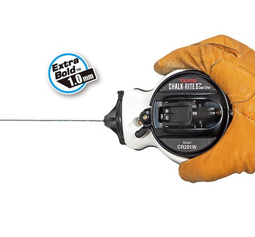 Chalk-Rite® II Premium Extra Bold Chalk Snap Line Reel Set - Pack of 10