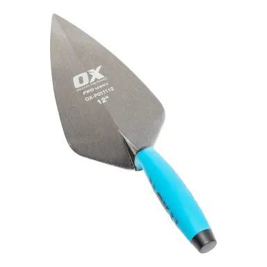 OX Pro Wide London Style Brick Trowel with Comfortable OX Grip