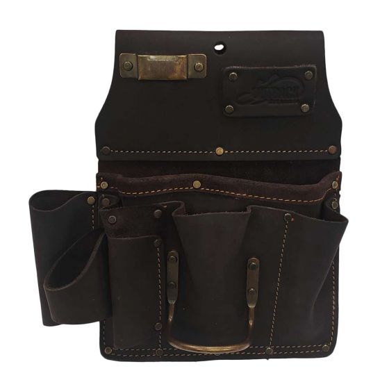 Premium Oil-Tanned Leather OX Pro Tool Pouch for Professional Drywallers